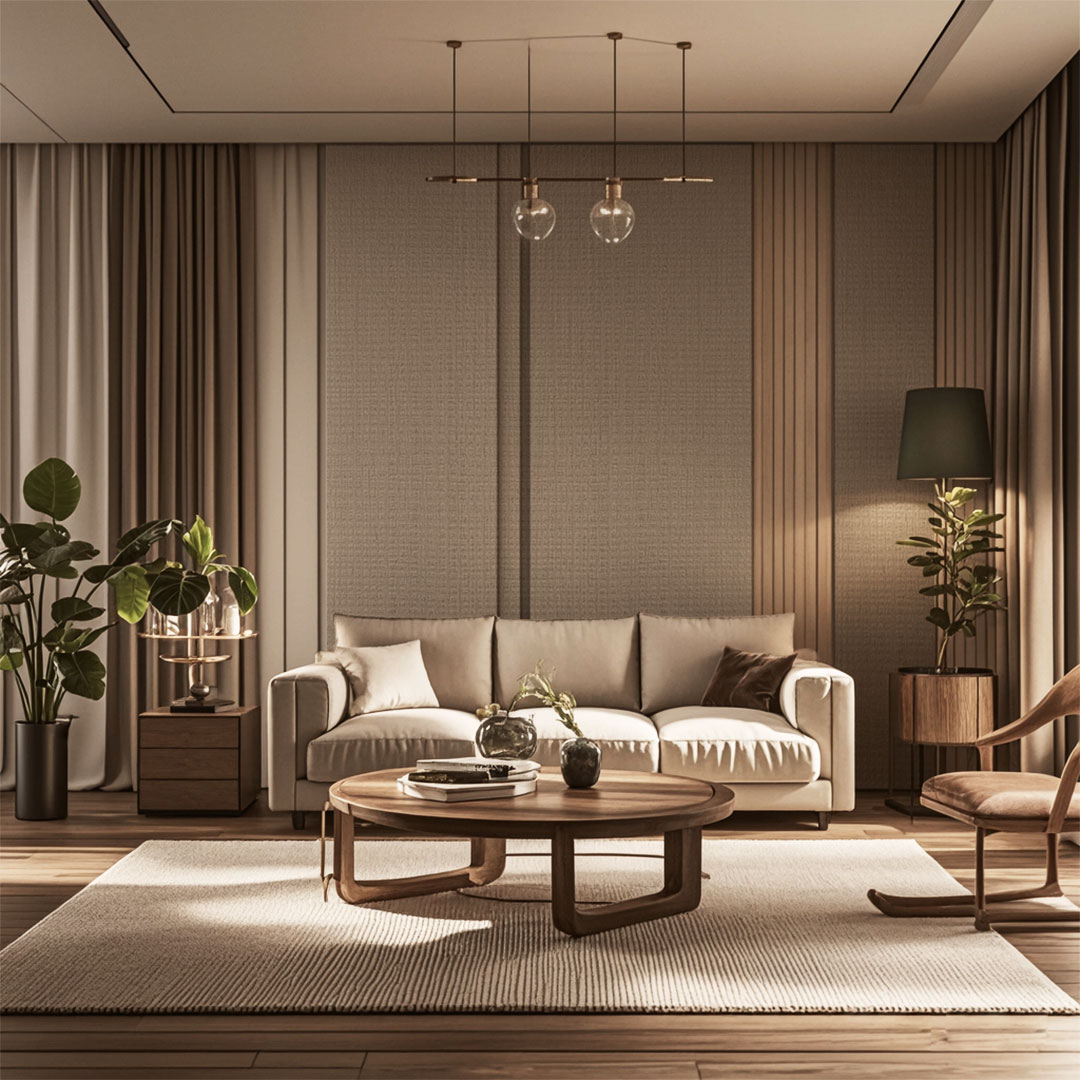 BZ01 Kumaş Dokulu Panel - Hafif Lüks