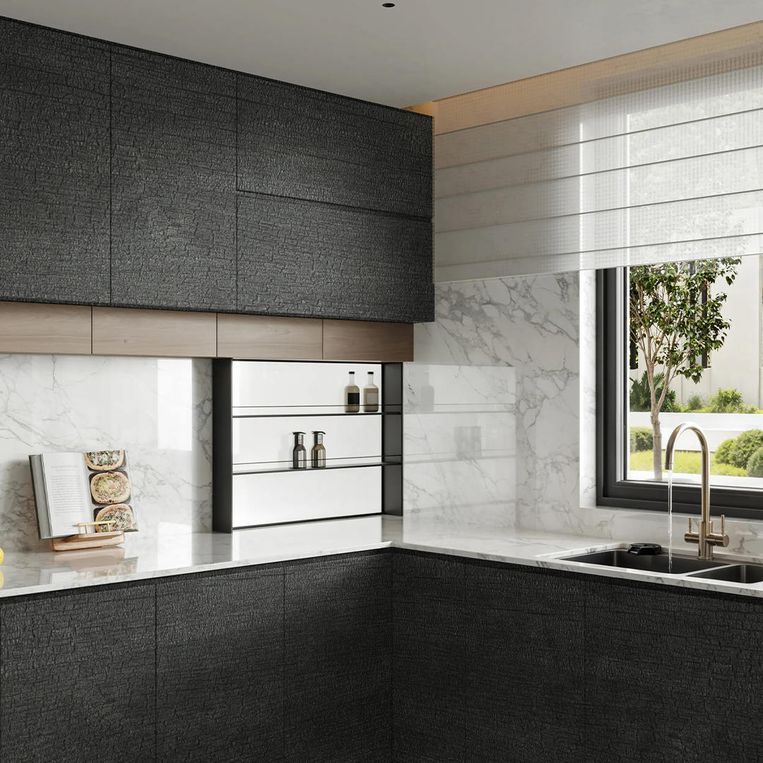 ZS02 Kömürleşmiş Doku Paneli - 3D